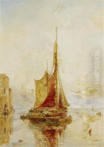 Fishing Boat At Sea
