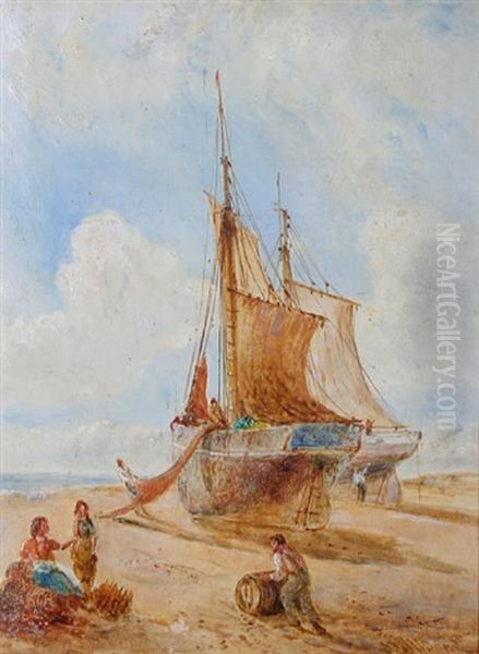 Fisherfolk In Anglesey, Wales - view 1