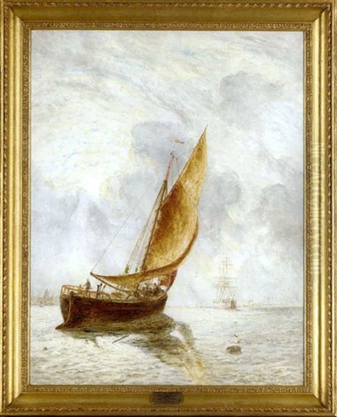 A Boat Entering The Mersey - view 1