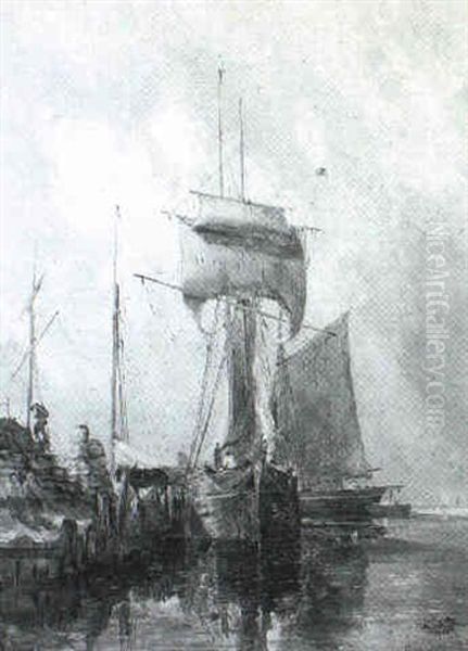 Unloading The Ships - view 1