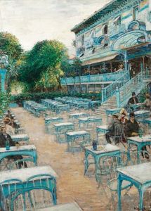 The Pavillon Bleu At St.-cloud by Walter Bondy
