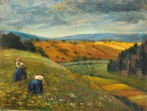 European Landscape by Walter Bondy