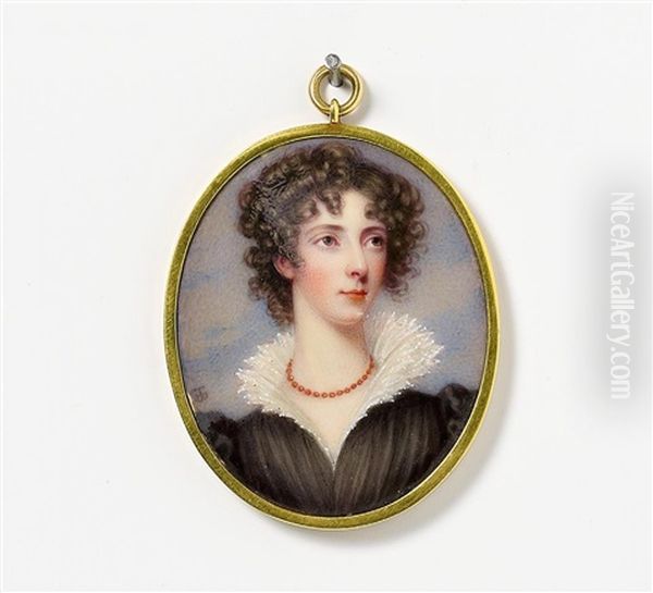 Miniatur Portrat Einer Dame - view 1