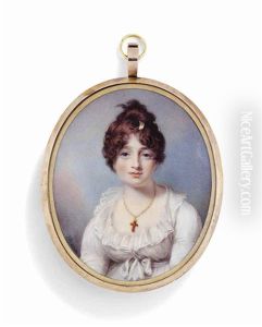 Mrs Smith, In White Dress, Wearing Gold Chain With Coral Crucifix