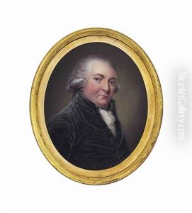 Dr John Wolcot, Known As Peter Pindar (1738-1819), In Black Coat, White Cravat, Powdered Wig En Queue
