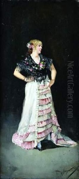 Portrait De Jeune Femme En Pied - view 1