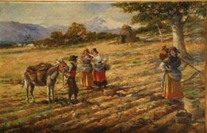 Bebiendo En La Fuente / Campesinos De Vuelta A Casa by Manuel Alcazar Y Ruiz