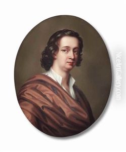 Charles Beale (fl. 1652-1681), Draped In A Brown Cloak With White Shirt And Upturned Collar