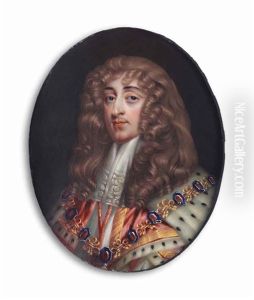 James Ii And Vii (1633-1701), King Of England, Scotland And Ireland 1685-1688, In Garter Robes by Henry-Pierce Bone