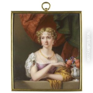 Portrait Of Lady Georgiana Charlotte Quin Portrait Of Lady Georgiana Charlotte Quin