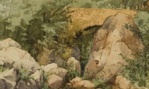 Most W Lesie by Hiacynt Alchimowicz