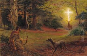 St. Hubert And The Vision Above The Stag