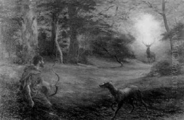 The Vision Of Saint Hubert - view 1
