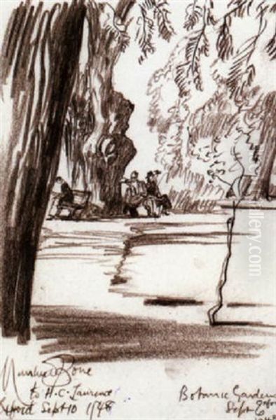 A View Of The Botanic Gardens, Oxford - view 1
