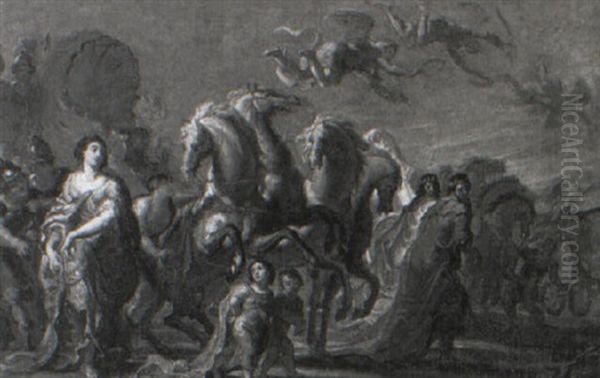 A Triumphal Procession - view 1