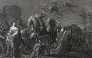 A Triumphal Procession by Matteo Bonechi