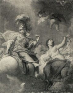 Allegory Of Justice And Prudence by Matteo Bonechi