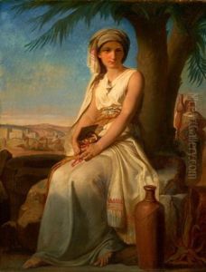 Jeune Orientale by Jacques-Louis Bonet