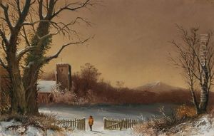 Winter Evening by William van de Bonfield