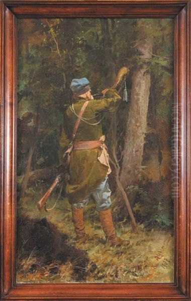 Wojski Z Rogiem, 1907 R. - view 1