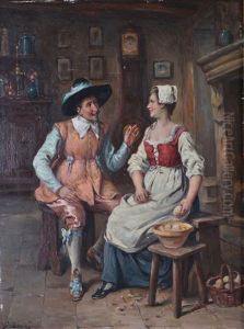 Le Galant A L'office by Gaston Bonfils