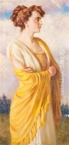 Damenportrait by Walter Von Bonge