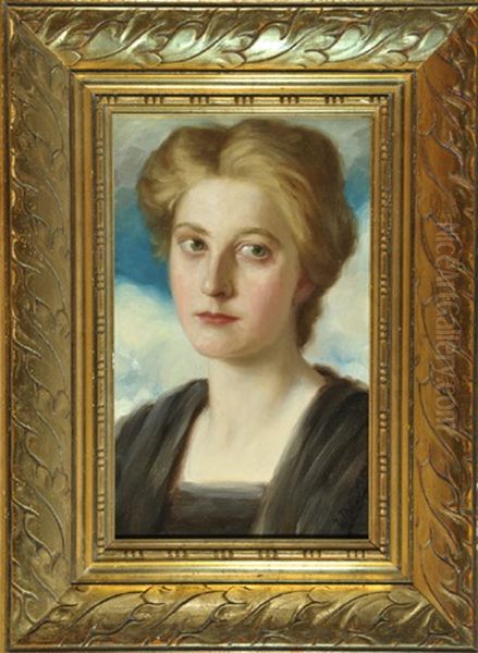 Portrait Einer Blonden Dame - view 1