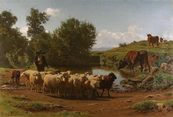 The Shepherd And His Flock - view 1