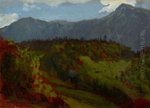 Le Falgoux, Cantal by Auguste Bonheur