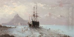 Voilier Dans La Baie De Kinross, Sur Le Lac Leven, Ecosse Voilier Dans La Baie De Kinross, Sur Le Lac Leven, Ecosse
