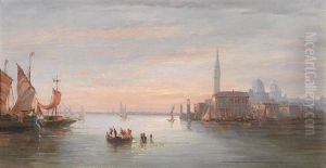 Blick Auf Die Lagune Von Venedig