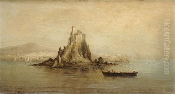 Barque Sur Le Detroit De Messine - view 1