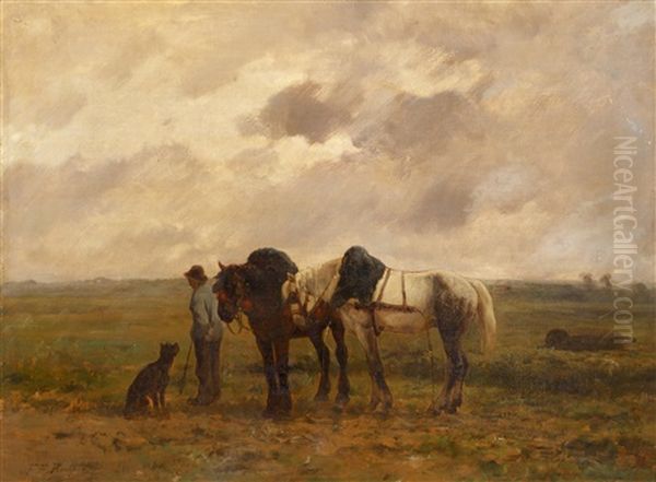 The Ploughing Team Returning Home - view 1