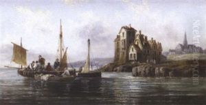 Pecheurs Relevant Leurs Filets by Ferdinand Bonheur