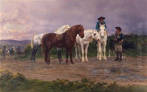 Canards Et Poussins by Rosa Bonheur