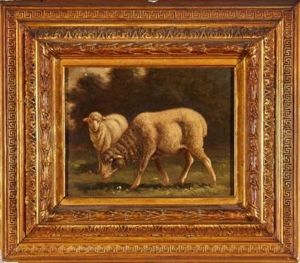Mouton Et Agneau by Rosa Bonheur