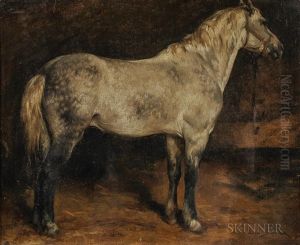 Dappled Gray Horse, Facing Right by Rosa Bonheur