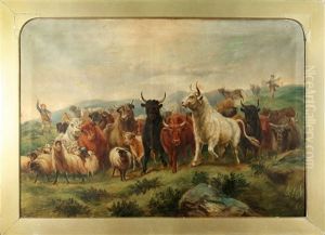 Gathering The Flock by Rosa Bonheur