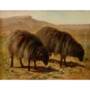 Ovejas (two Sheep) by Rosa Bonheur