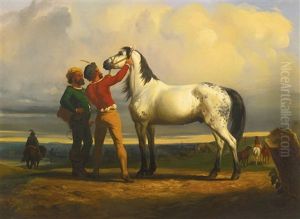 The Grey Horse (at The Horse Fair) by Rosa Bonheur