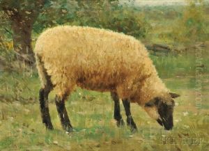 A Grazing Sheep by Rosa Bonheur