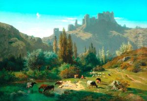 Landscape With Cattle by Rosa Bonheur
