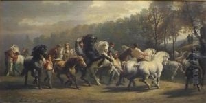 Le Marche Aux Chevaux De Paris by Rosa Bonheur