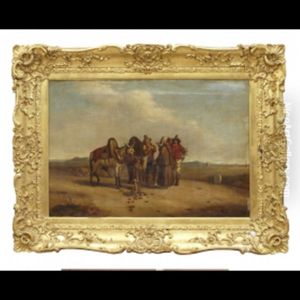 Rastande Sallskap Med Asnor by Rosa Bonheur
