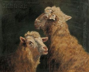 Two Sheep by Rosa Bonheur