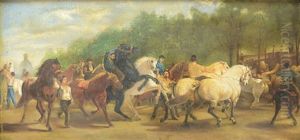 The Horse Fair (a Study) by Rosa Bonheur