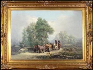 Horse Traders by Rosa Bonheur