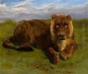 Lioness Posing by Rosa Bonheur