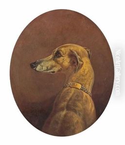 An Italian Greyhound (study) by Rosa Bonheur