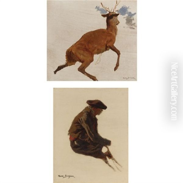 Stag (+ Man; 2 Studies) - view 1